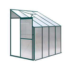 Polycarbonate Aluminium Greenhouse Poly Green Hot Shade House Garden Shed 2.52x1.27M
