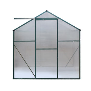 Polycarbonate Aluminium Greenhouse Poly Green Hot Shade House Garden Shed 2.52x1.9M