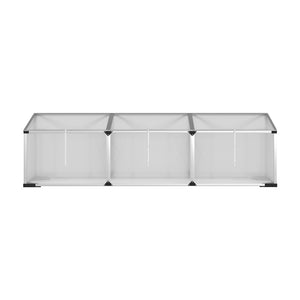 Aluminium Greenhouse Green House Polycarbonate Garden Flower House 180cm