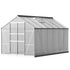 Aluminium Greenhouse Polycarbonate Green House Garden Shed Nursery House 3.7x2.5M