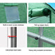 4m Walk In Green House All Weather Tunnel Greenhouse Hot Shade House Room - Afterpay - Zip Pay - Dodosales -