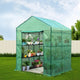 Greenhouse Tunnel Green Hot House Garden Shed Storage Plant Shelves