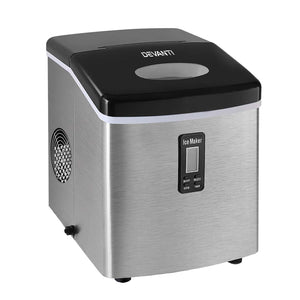 3.2L Portable Ice Cube Maker Machine Benchtop Counter Silver