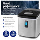 3.2L Portable Ice Cube Maker Machine Benchtop Counter Silver