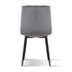 4x Dining Chairs Soft Velvet Set Of Chair Modern Seat Cafe Home- Grey