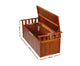 128cm Outdoor Storage Box Garden Bench Patio Wooden Chest Slat Design - Afterpay - Zip Pay - Dodosales -