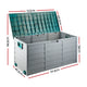 290L Outdoor Storage Box Bench Seat Toy Tool Shed Chest Rust Free - Green - Afterpay - Zip Pay - Dodosales -