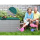 290L Outdoor Storage Box Bench Seat Toy Tool Shed Chest Rust Free - Green - Afterpay - Zip Pay - Dodosales -