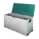 290L Outdoor Storage Box Bench Seat Toy Tool Shed Chest Rust Free - Green - Afterpay - Zip Pay - Dodosales -