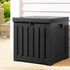 Outdoor Storage Box Bench Waterproof Container Indoor Garden Toy Tool Shed 80L