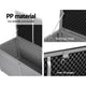 490L Outdoor Storage Box Bench Seat Toy Tool Shed Chest Rust Free - Dark Grey