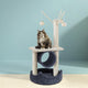 z Cat Tree Scratching Post 76cm Scratcher Tower Condo House Hanging toys