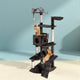 Multi Level Cat Scratching Post Cat Tree Pole Perch Climb Bed Cube Ladder Cat Tower