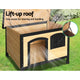 Weatherproof Dog Pet Kennel Dog House Large Wooden 96cm