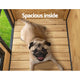 Weatherproof Dog Pet Kennel Dog House Large Wooden 96cm
