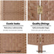 4 Panel Privacy Screen Room Divider Folding Partition Stand Home Office Rattan
