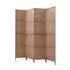 4 Panel Privacy Screen Room Divider Folding Partition Stand Home Office Rattan