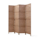 4 Panel Privacy Screen Room Divider Folding Partition Stand Home Office Rattan
