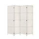 4 Panel Room Divider Screen Privacy Timber Foldable Dividers Stand White