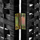 6 Panel Room Divider Screen Privacy Timber Foldable Dividers Stand Black - Afterpay - Zip Pay - Dodosales -