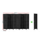 8 Panel Room Divider Screen Privacy Timber Foldable Dividers Stand Black