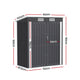 Garden Shed Outdoor Storage Tool Workshop House Shelter 162cm x100cm