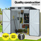 Garden Shed Outdoor Storage Tool Workshop House Shelter 162cm x100cm