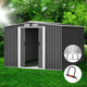 Garden Shed Metal Base Steel Outdoor Storage Sheds Tool Workshop 258cmx314cm