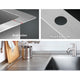 53 x 50cm Stainless Steel Kitchen Sink Basin Bowl Under/Top/Flush Mount Silver