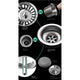 70 x 45cm Stainless Steel Kitchen Sink Basin Bowl Under/Top/Flush Mount Silver