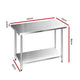 Commercial Stainless Steel Kitchen Bench Table Home Food Prep 1219 x 610mm