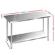 Commercial Stainless Steel Kitchen Bench Table Home Food Prep 1524 x 610mm