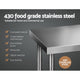 Commercial Stainless Steel Kitchen Bench Table Home Food Prep 1524 x 610mm