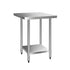 Commercial Stainless Steel Kitchen Bench Table Home Food Prep 76cm