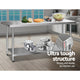 Commercial Stainless Steel Kitchen Bench Table Home Food Prep 1829 x 762mm