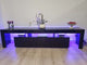 189 cm TV Stand Cabinet Entertainment Unit Front Gloss Furniture RGB LED Black - Afterpay - Zip Pay - Dodosales -
