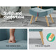 Accent Armchair Lounge Chair Ottoman Footstool Armchairs Sofa Fabric Chairs Blue