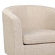 Armchair Lounge Chair Tub Accent Armchairs Fabric Sofa Chairs Beige