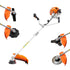43cc Pole Brush Cutter Garden Whipper Snipper Tree Pruner 4 Blades