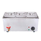 Commercial Stainless Steel Electric Buffet Bain-Marie Food Warmer with Lid 3 Tray - Dodosales