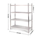 4 Tier Stainless Steel Shelving Unit Display Shelf Home Office 180CM