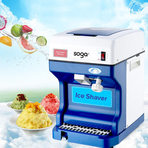 250W Commercial Electric Ice Shaver 120 KG/H Stainless Steel - Dodosales
