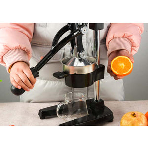 Commercial Manual Juicer Hand Press Juice Extractor Squeezer Orange Citrus Black - Dodosales