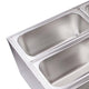 Commercial Stainless Steel Electric Buffet Bain-Marie Food Warmer with Lid 3 Tray - Dodosales