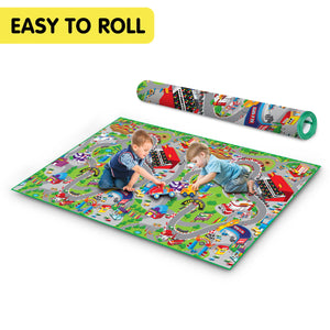 Rollmatz Race Track Baby Kids Play Floor Mat 200cm x 120cm