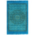 Kilim Rug Cotton 160x230 Cm With Pattern Turquoise