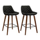 2x Bentwood Leg Bar Stool Set Kitchen High Chair Seating Home Office Cafe - Dodosales