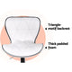 4x PU Leather Patterned Bar Stools  High Chair Stool White and Chrome - Dodosales