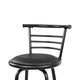 2x PU Leather Bar Stool Set Kitchen Swivel Chair Seating Home Office Cafe - Dodosales