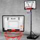 Adjustable Portable Basketball Stand Hoop System Rim 32" Backboard - Afterpay - Zip Pay - Dodosales -